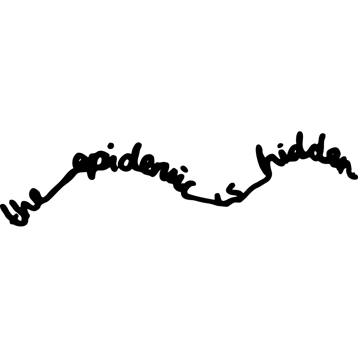 The Epidemic Is Hidden 